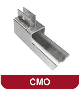 <p>Suporte de entrada e saída para monotrilho. Produzido em aço galvanizado 1020 SAE.</p>
